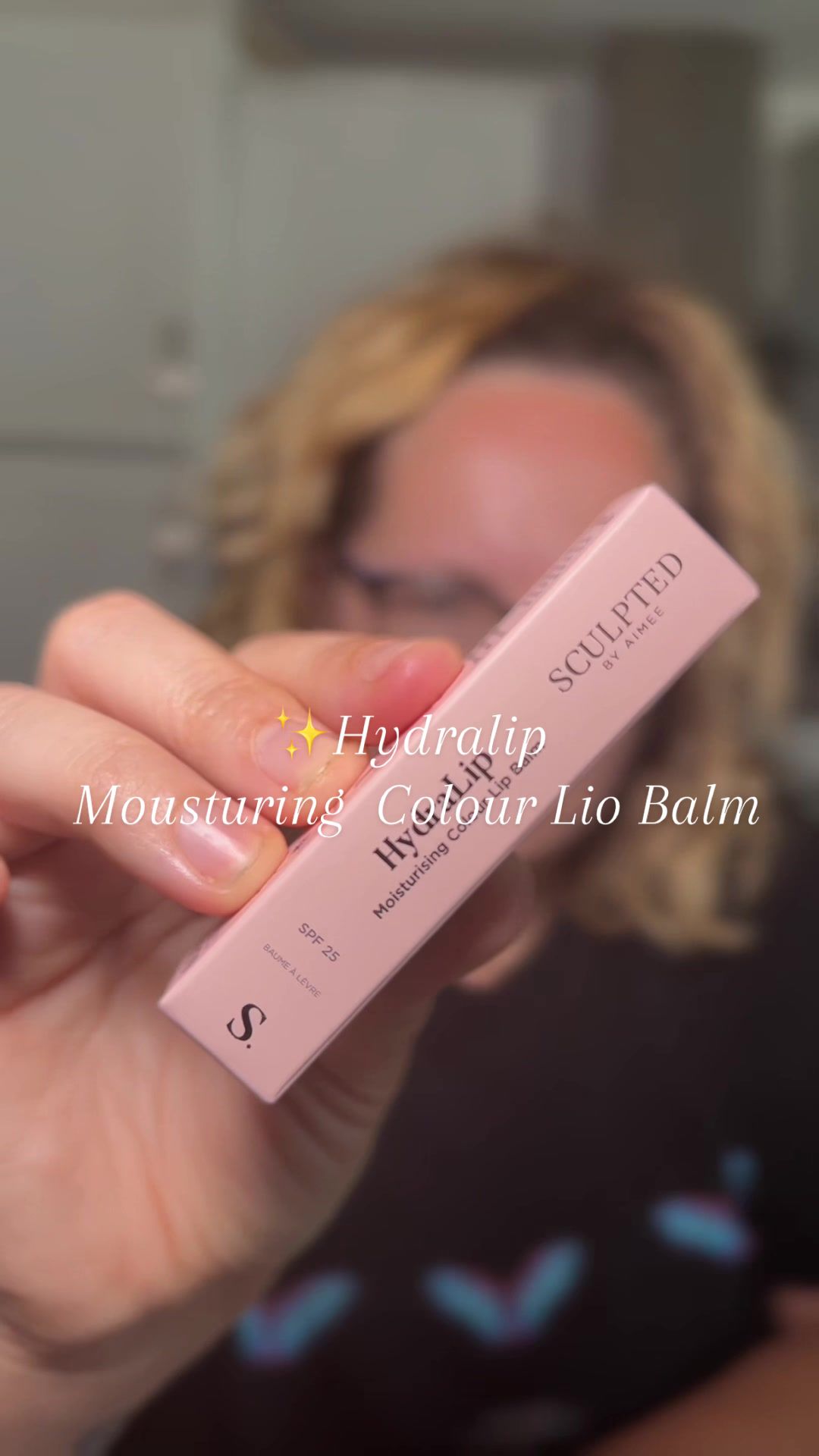 TikTok post by @linnetgevans for Sculpted By Aimee. Caption reads: [...] Colour Lip Balm from @Sculptedbyaimee is a....