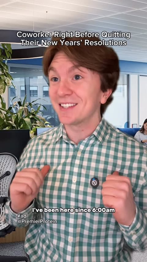 Instagram post by @fentifriedchicken for Premier Protein. Caption reads: [...] never start ON New Year’s anyway!....