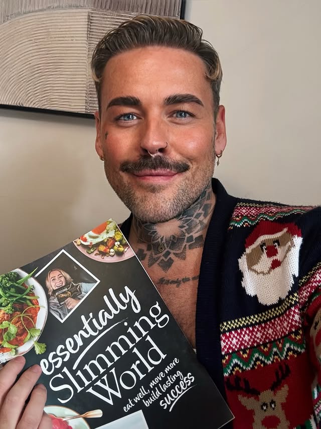 Instagram post by @samuel_slimmingworld for Slimming World. Caption reads: [...] for the brand new ✨ Essentially Slimming....