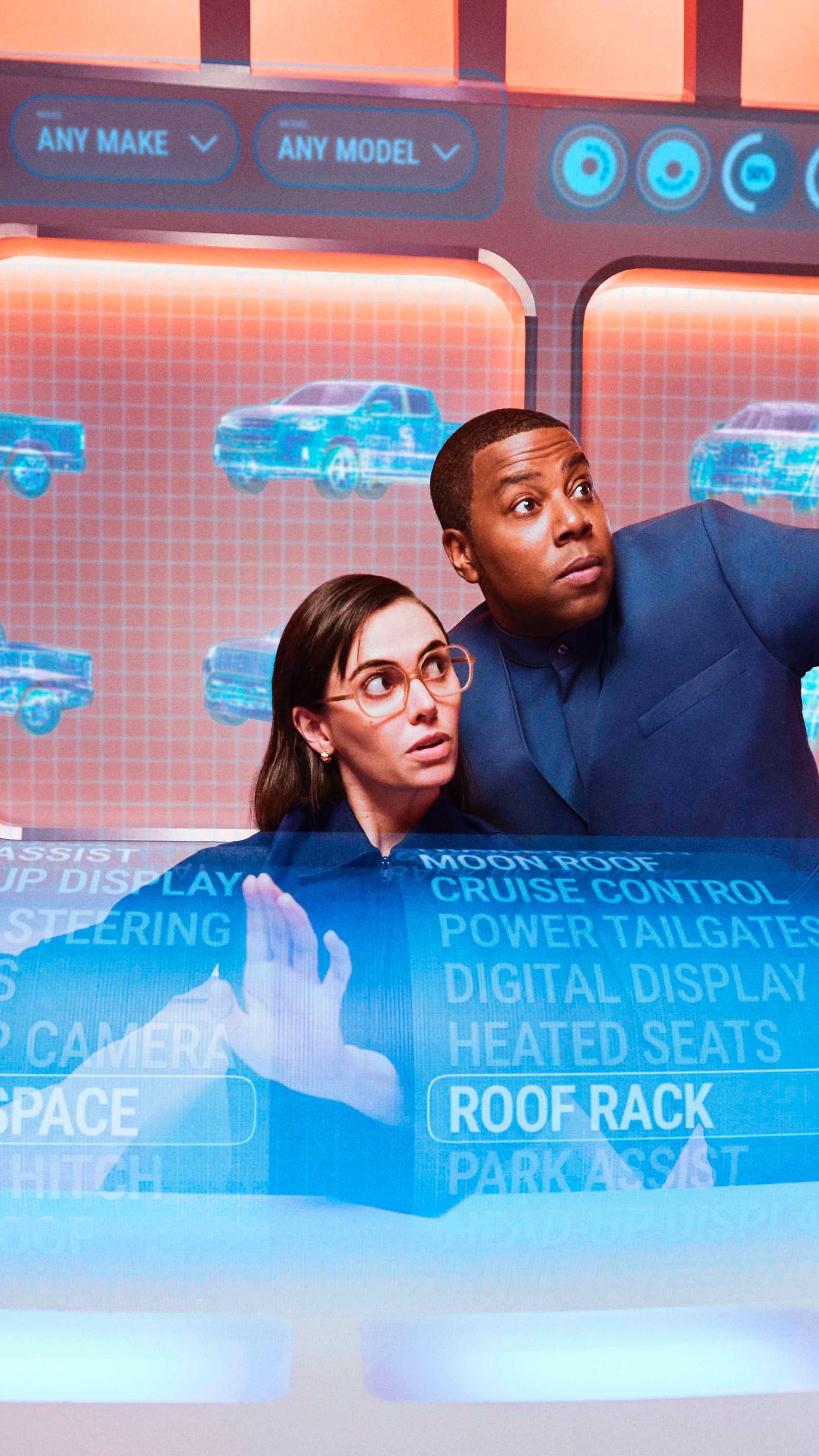 Instagram post by @kenanthompson for Autotrader. Caption reads: Autotrader connects your wants, needs, and....