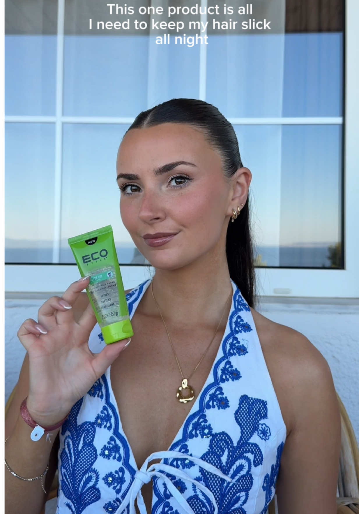 TikTok post by @harrietgabriel for ECO Style. Caption reads: [...] product I trust - the new travel size @Eco....