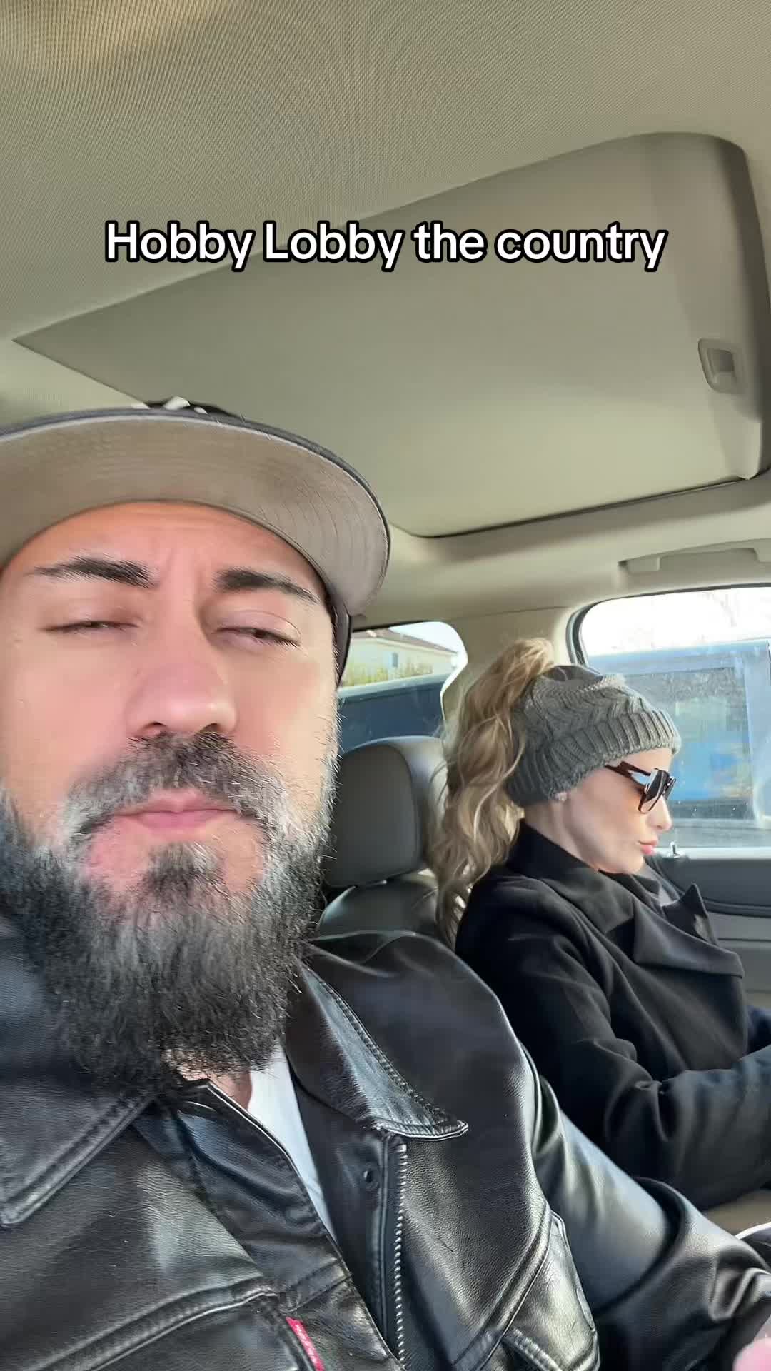 TikTok post by @kileygriego for Hobby Lobby. Caption reads: Let’s all vacation to @Hobby Lobby .