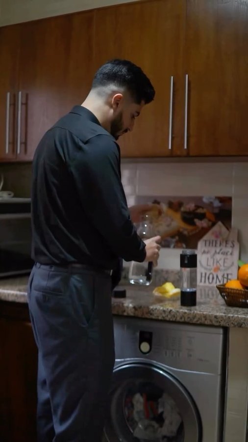 Instagram post by @imad_elkachkach for Echo Water. Caption reads: *Ad / Discover the power of the Echo device to....