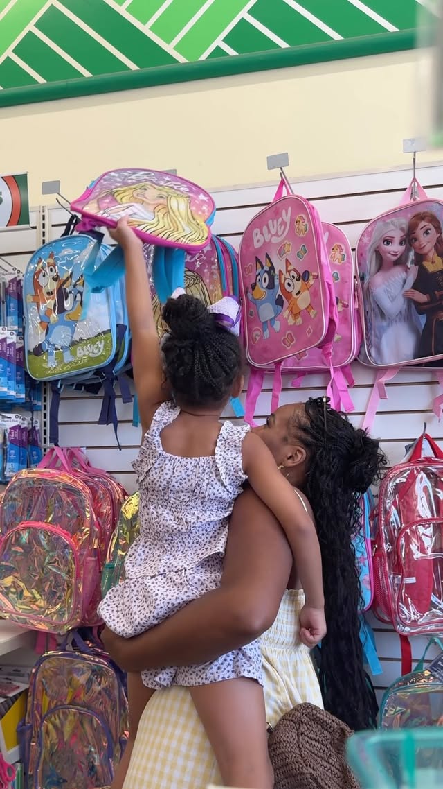 Instagram post by @thatssodejavu for Dollar Tree. Caption reads: [...] budget” back-to-school challenge at....