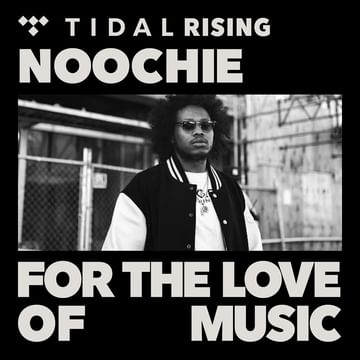 Instagram post by @noochiemusic for TIDAL. Caption reads: Hyped to be joining the @TIDAL RISING program.....