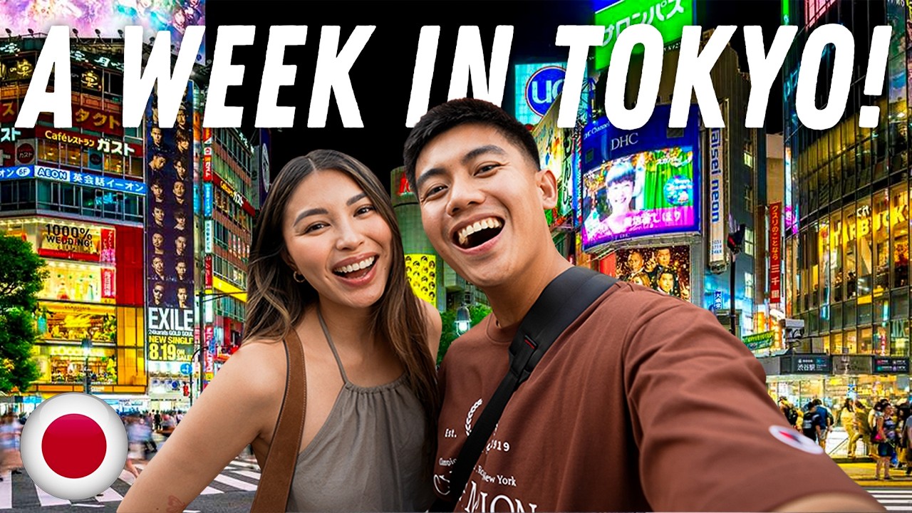 YouTube post by @JanandAnn for Envato Elements. Caption reads: 7 Days in TOKYO JAPAN 🇯🇵 Best CITY in the....