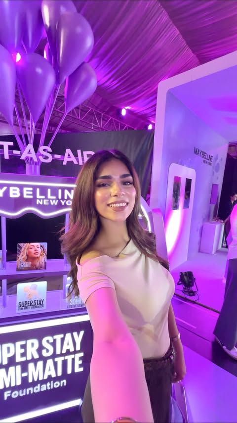 Instagram post by @garnierpakistan for Maybelline New York Pakistan. Caption reads: This is what creator events should feel like ✨....