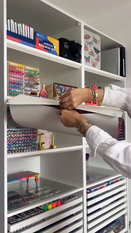 Instagram post by @farah.brightart for Photoroom. Caption reads: Using @photoroom app to visualize how this work of....