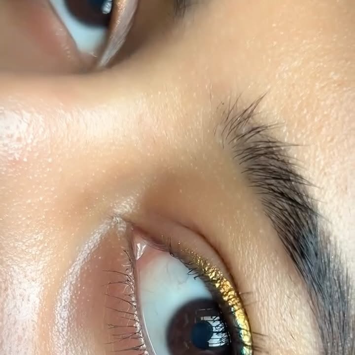 Instagram post by @_.sanjana__._ for MARS Cosmetics. Caption reads: Got this holographic eyeliner from @reachedmars ❤️....