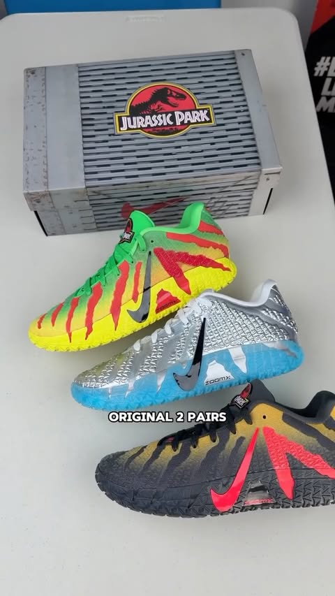 Instagram post by @stevenatto for Jurassic World. Caption reads: [...] or in my bio! @nikebasketball @nike....