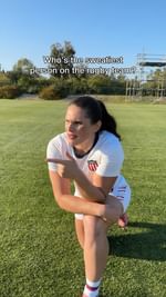 Instagram post by @ilonamaher for Secret Deodorant. Caption reads: Who’s the sweatiest person on the rugby team....