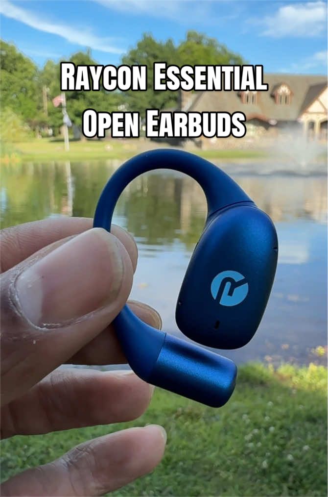 TikTok post by @killakicks90 for Raycon. Caption reads: [...] how good thes open ear earbuda are the....