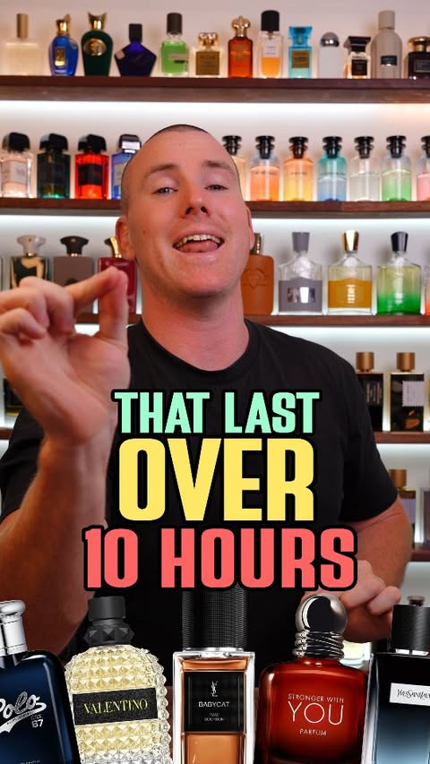 Instagram post by @noseblindfragrance for Armani beauty. Caption reads: [...] that last over 10 hours, every time....