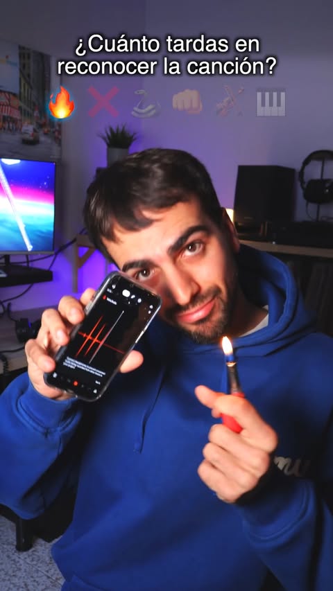 Instagram post by @trackerbits for BandLab. Caption reads: ¿Cuánto tardas en adivinar esta canción? Esto está....