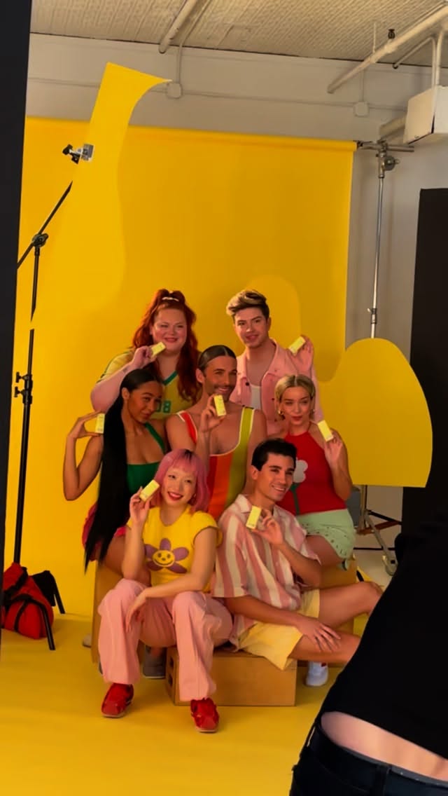 Instagram post by @lanaboyyyy for JVN Hair. Caption reads: If it’s pastels, I’m in 💖✨ Getting to create this....