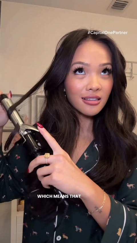 Instagram post by @jenntran for Capital One. Caption reads: [...] to scam us, but good thing I’ve got....