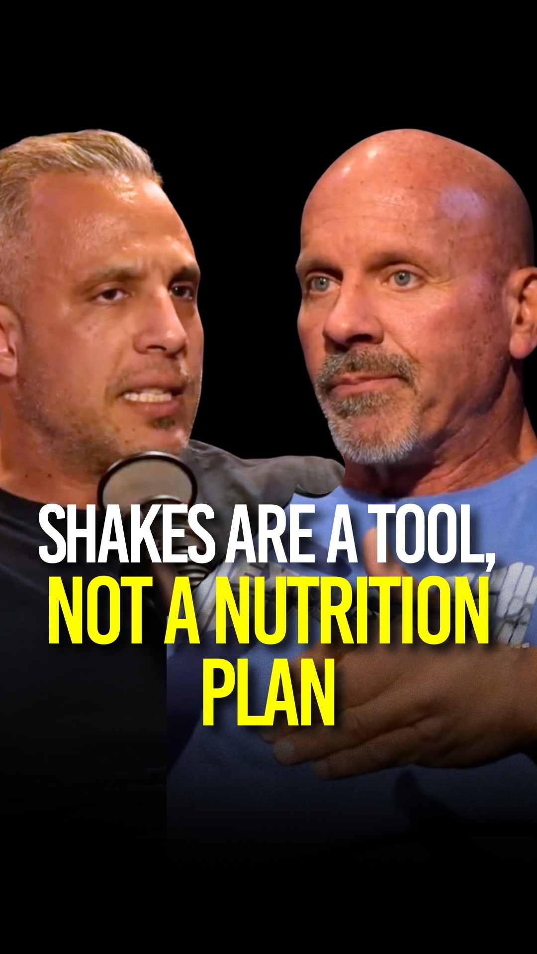Instagram post by @stanefferding for Marek Health. Caption reads: Shakes Are a Tool, Not a Nutrition Plan..