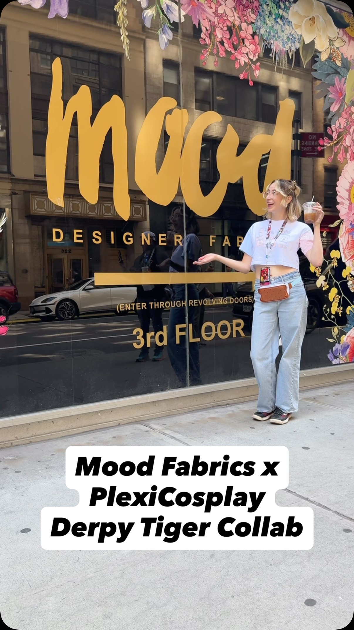 Instagram post by @plexicosplay for Mood Fabrics. Caption reads: [...] part 1 of my progress!

Thanks to....