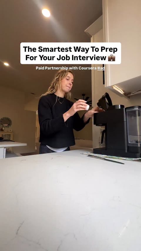 Instagram post by @imperfecttaylor for Coursera. Caption reads: #courserapartner Coursera makes it possible to....