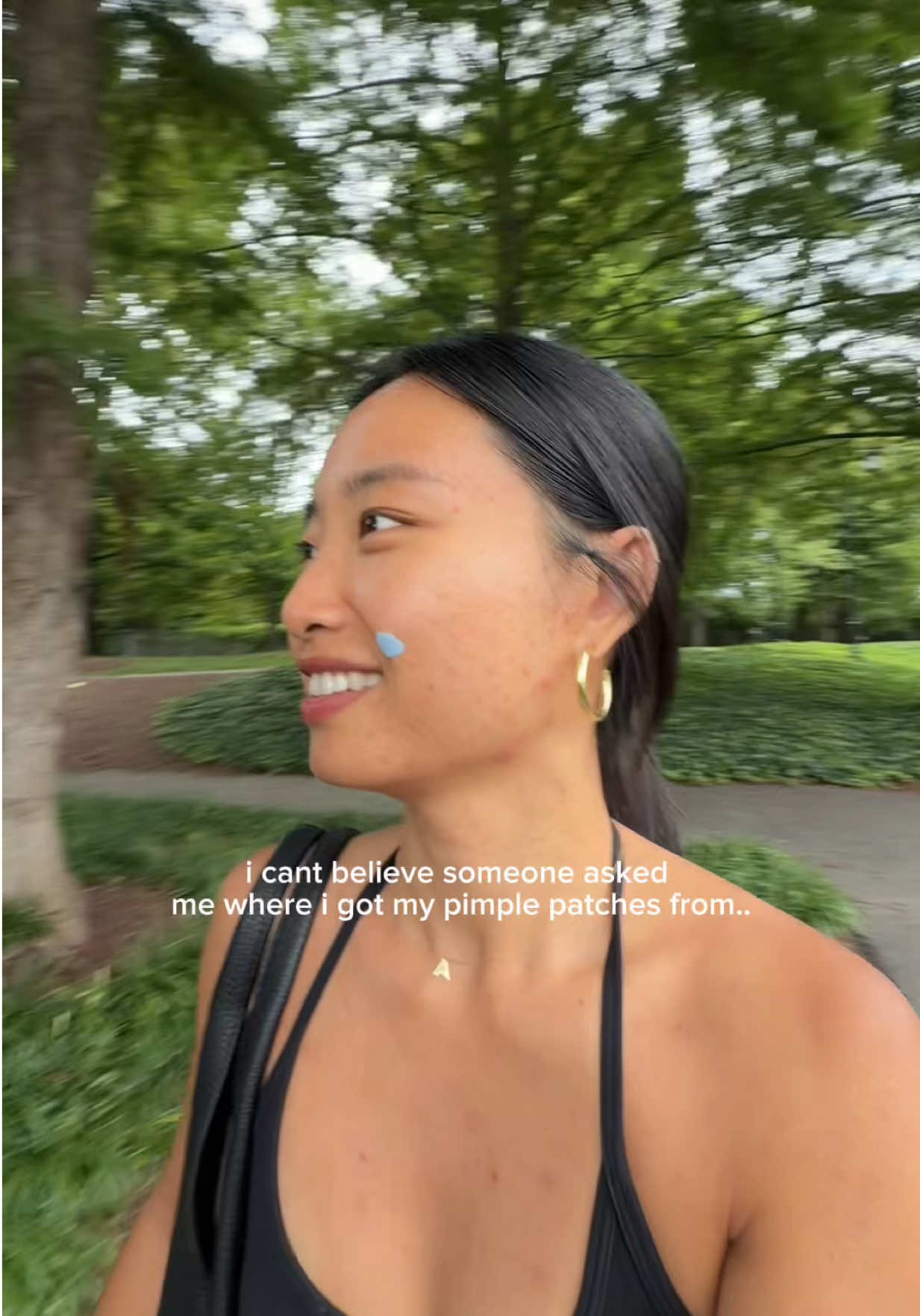 TikTok post by @_alliechen for Grace and Stella Russia. Caption reads: these pimple patches are the most fun cute patches....