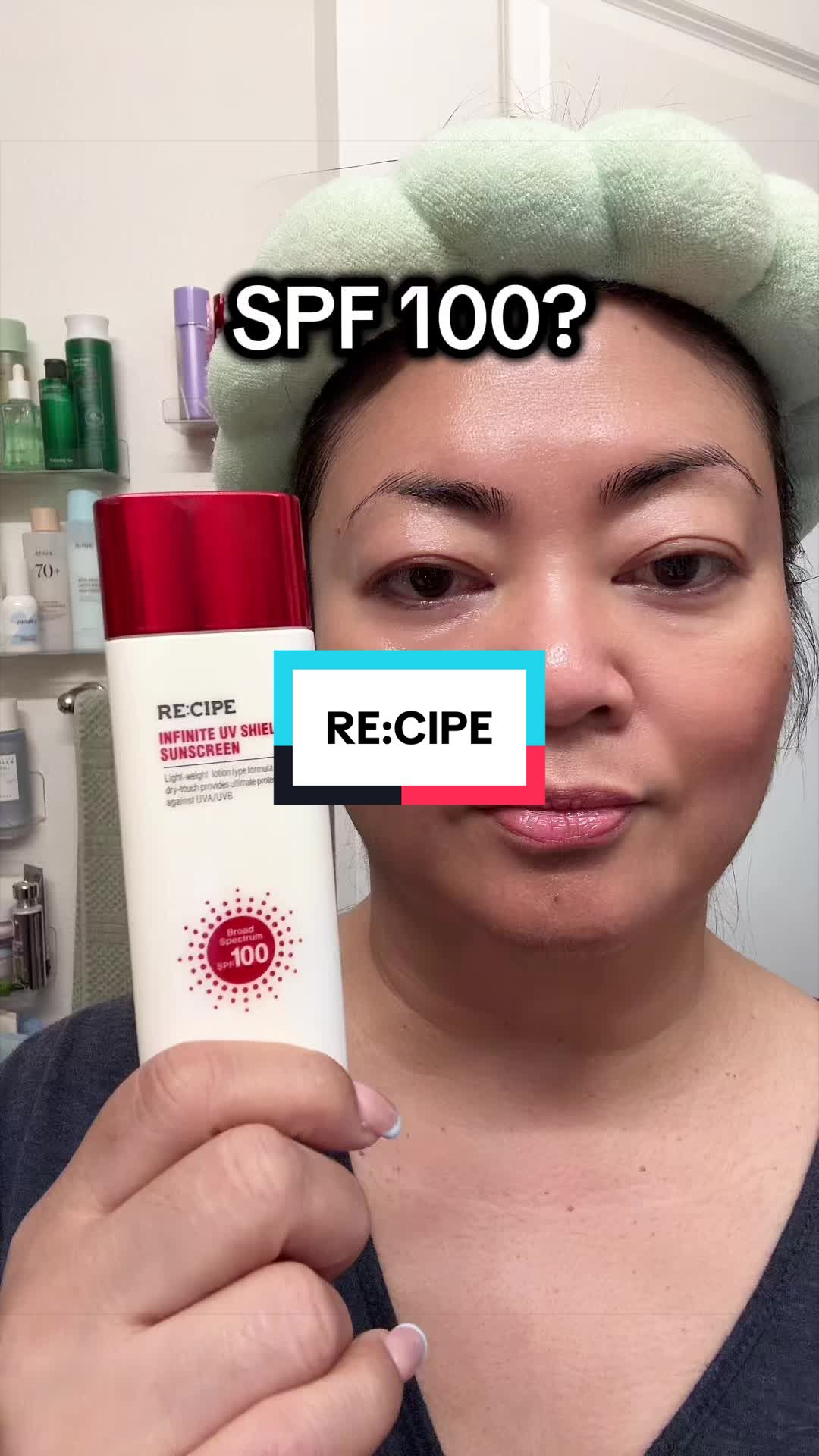 TikTok post by @sharonskincontent for PicketPlay Shop. Caption reads: @PicketPlay Shop #spf100 #dealsforyoudays....