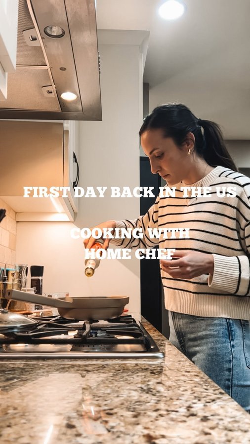 Instagram post by @_anagildersleeve for Home Chef. Caption reads: [...] that I can pause and reactivate my....