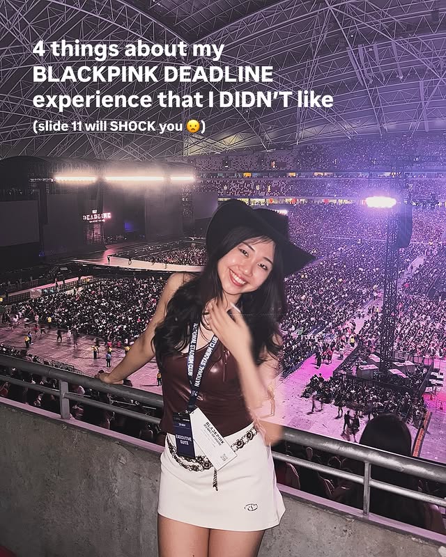 Instagram post by @hibyelovez for DBS Bank. Caption reads: [...] my concert exp 🥀

heehee~ thank u @dbsbank....