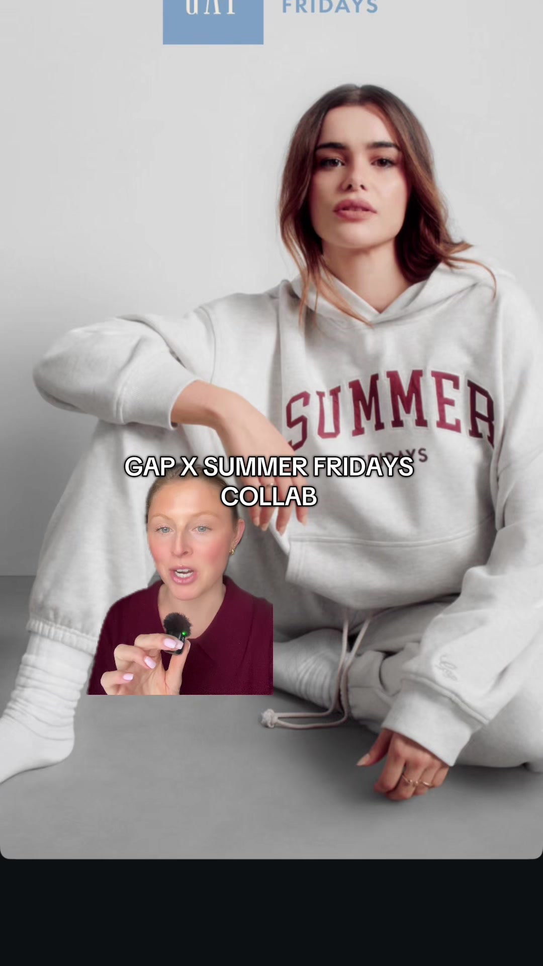 TikTok post by @maddisoubry for Summer Fridays. Caption reads: When I saw Canadians get access to this collab I....