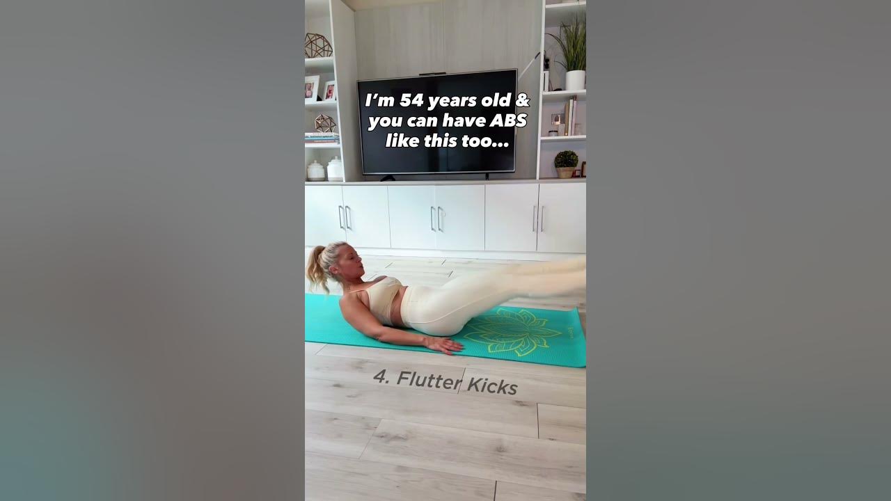 YouTube post by @RenaeOlivia for LIKEtoKNOW.it. Caption reads: 5 Easy Ab Moves You Can Do At Home!.