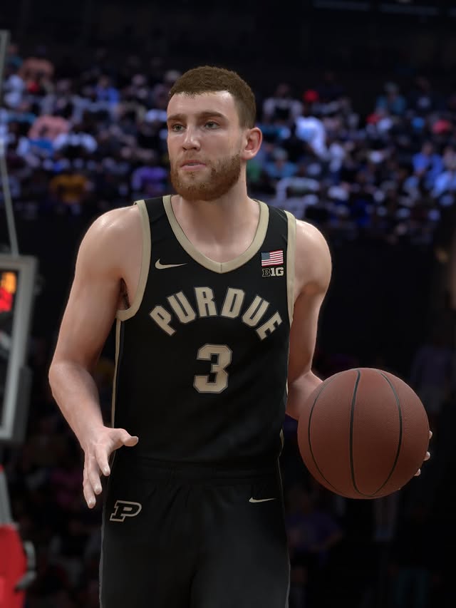 Instagram post by @sm1thb for NBA 2K. Caption reads: Proud to represent my school in @NBA2K with my....