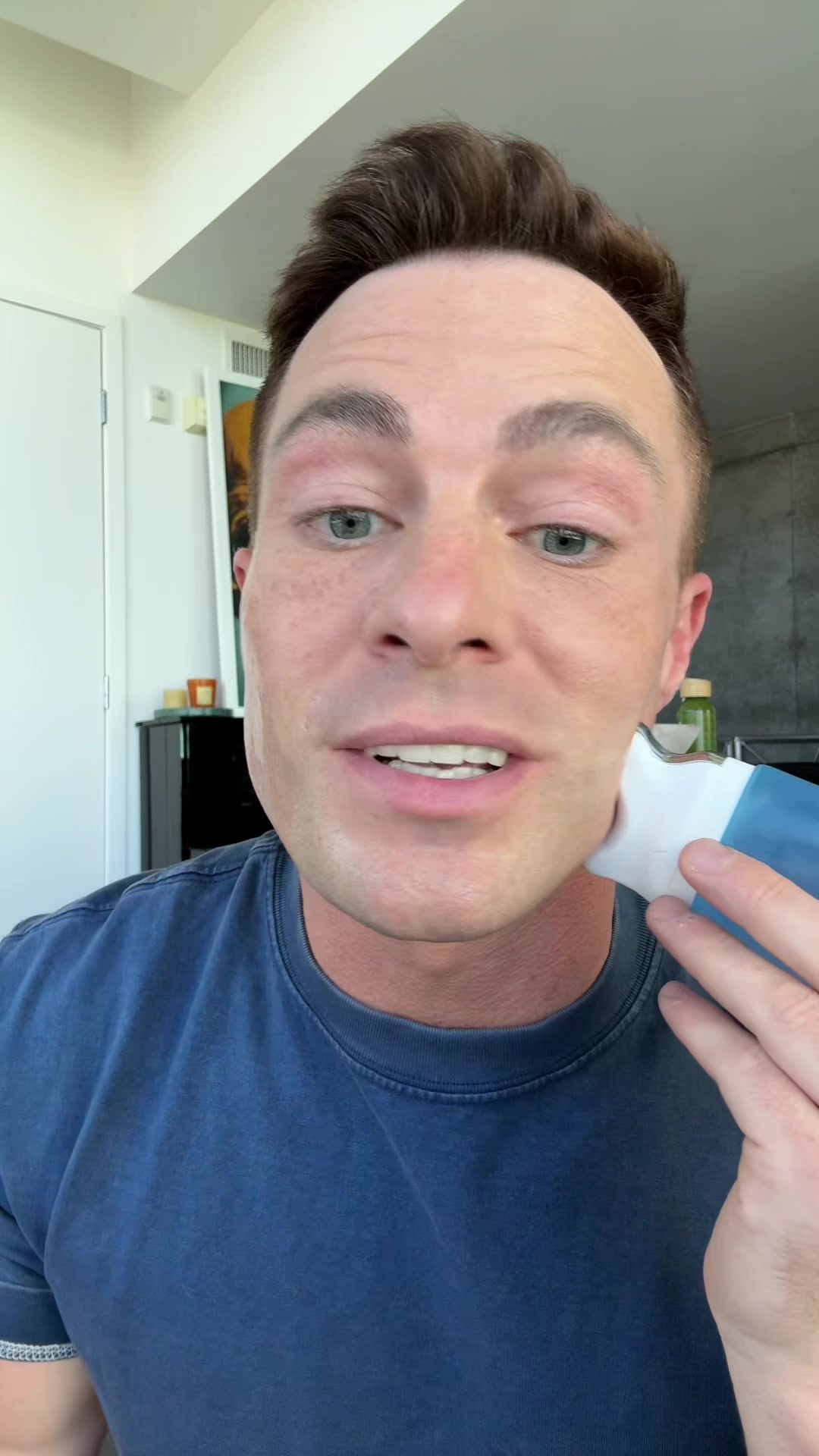TikTok post by @coltonleehaynes for Oganacell. Caption reads: [...] me this long to find this product!???....