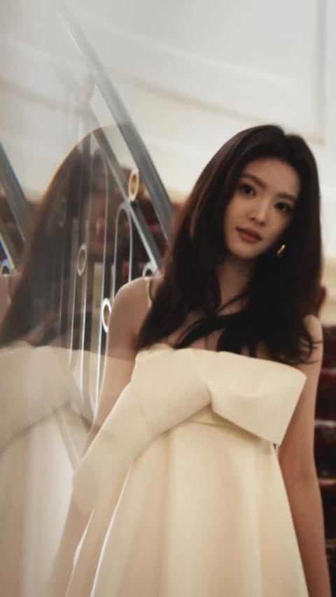 Instagram post by @zhangruonannan for GIVENCHY. Caption reads: [...] ambassador Zhang Ruonan before the Givenchy....