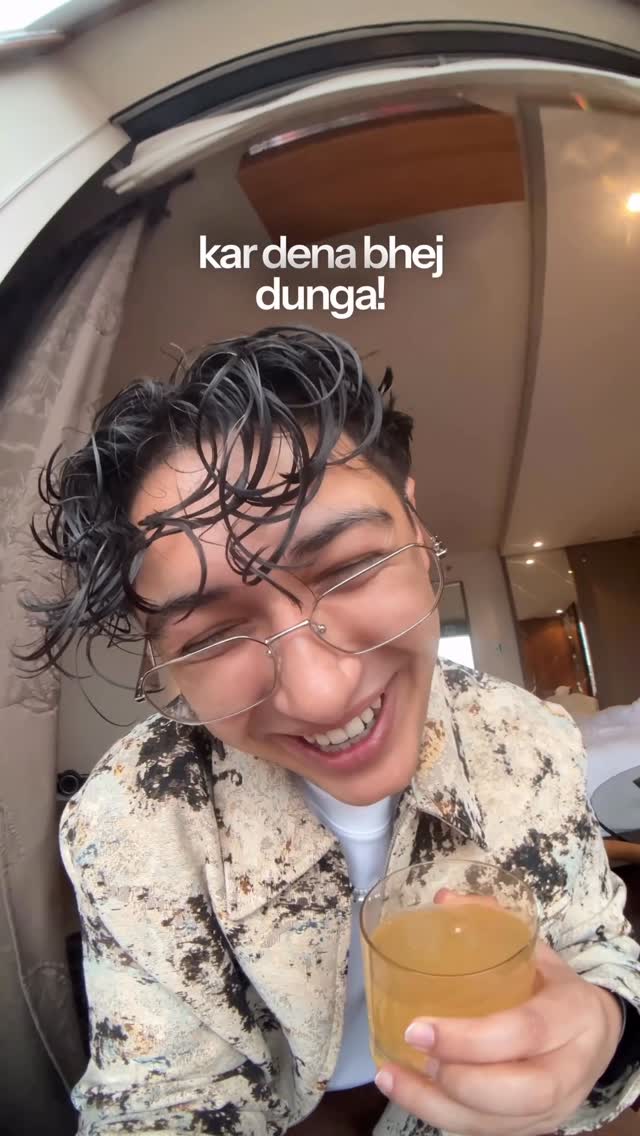 Instagram post by @aryankatoch17 for OZiva. Caption reads: Thank me later :)) comment “glow” for....