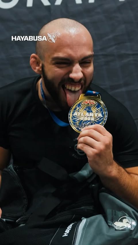 Instagram post by @ebsayz for ADCC. Caption reads: [...] the weekend. Presented by Hayabusa #adcc....
