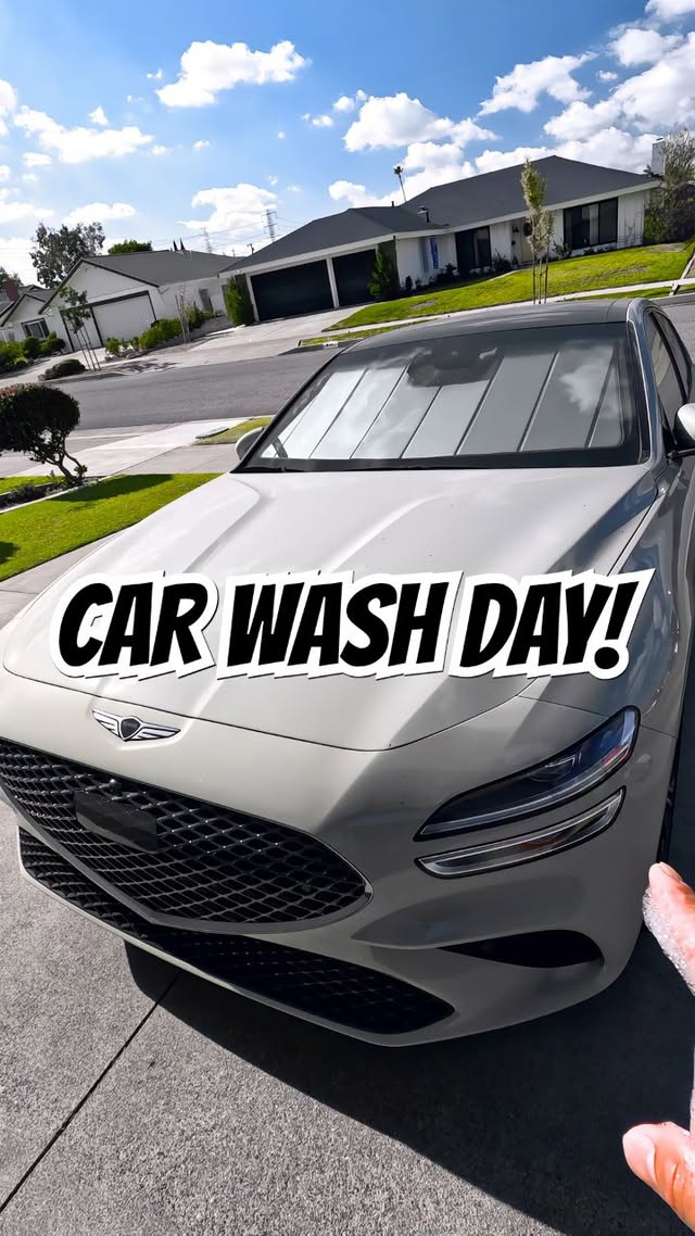 Instagram post by @omgbuilds for Chemical Guys. Caption reads: Is this too extra for a daily? 😆 @genesis_usa |....