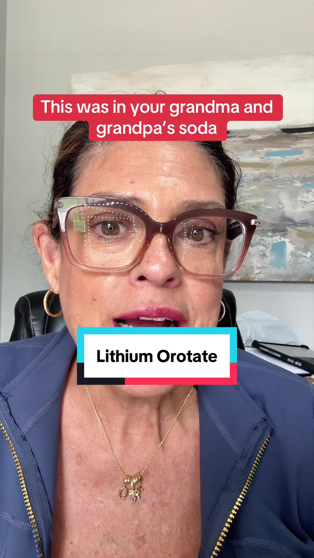 TikTok post by @thewellnesscart1 for Global Healing. Caption reads: @Global Healing #lithiumorotate #longevity [...].