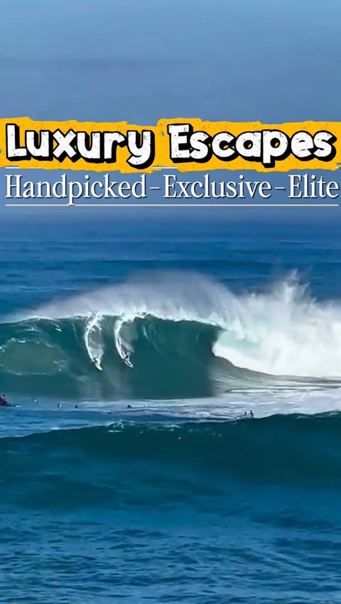 Instagram post by @hayatintheusa for Luxury Escapes. Caption reads: [...] or a relaxing weekend away, Luxury Escapes....