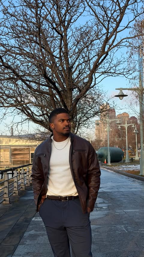 Instagram post by @sp33dfit for Men’s Wearhouse. Caption reads: [...] it. Help me pick out my look from....