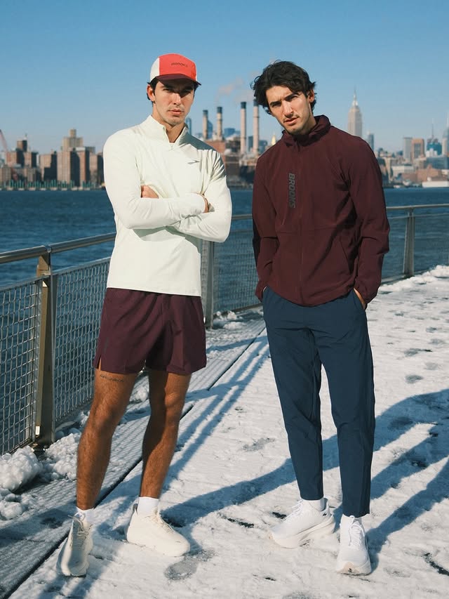 Instagram post by @ennyrad for Brooks Running. Caption reads: [...] conditions and everyday wear 🏃🏽‍♂️....