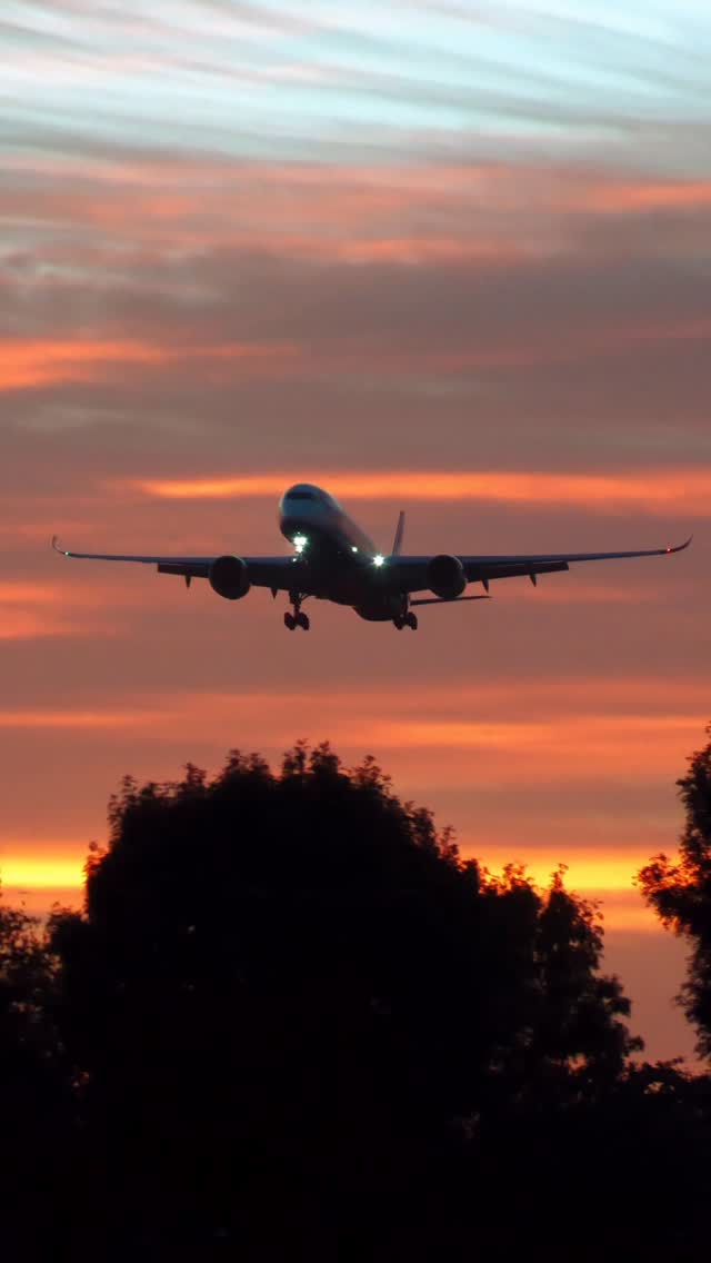 Instagram post by @elemer.aviation for British Airways. Caption reads: British Airways Airbus A350 morning arrival at....