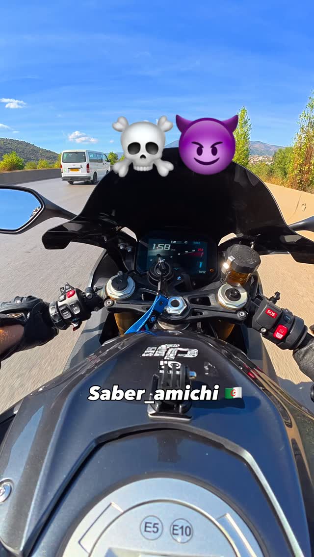 Instagram post by @saber_amichi for BMW Motorrad. Caption reads: saber amichi 🇩🇿

@bmwmotorrad #makelifearide....