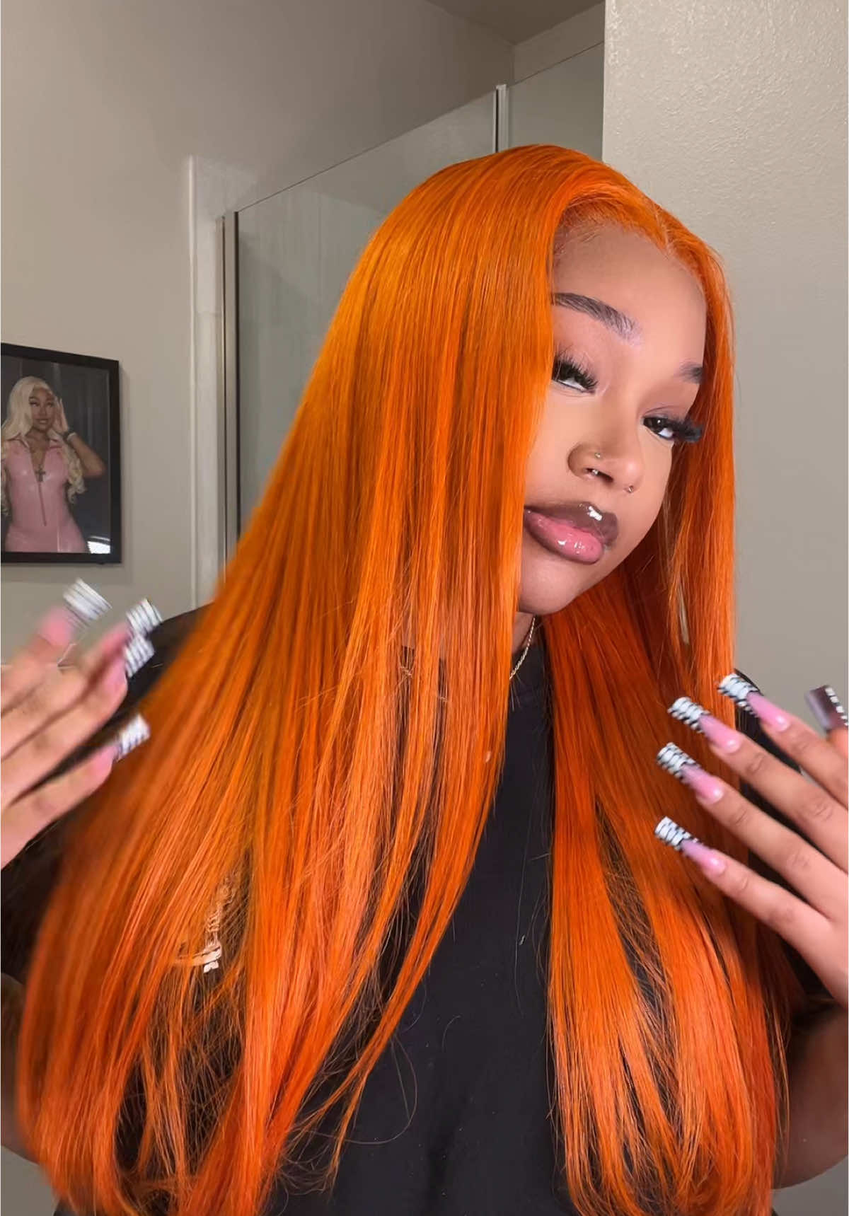 TikTok post by @therealleci for Eullair. Caption reads: [...] $140 get this 26inch #350 13x4 wig 😍....