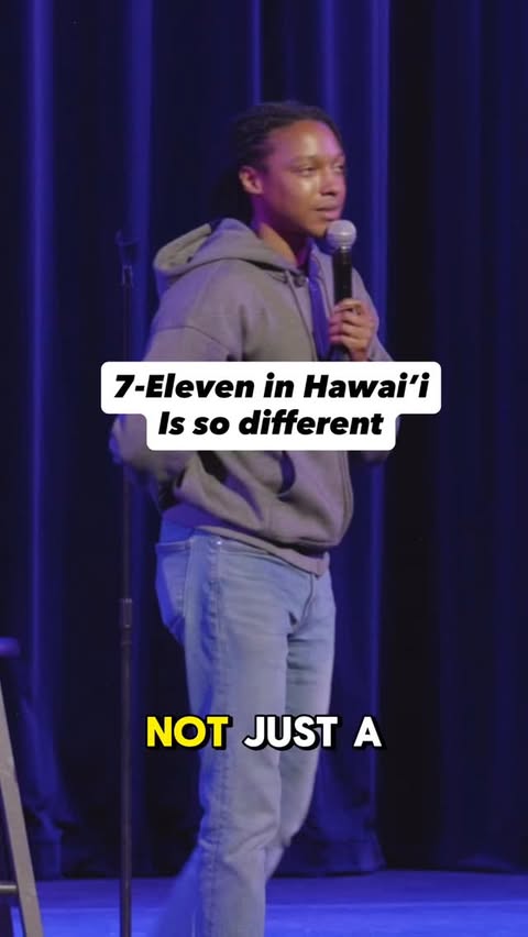 Instagram post by @joshjohnsoncomedy for 7-Eleven. Caption reads: @7eleven in Hawai’i is so different than the rest....