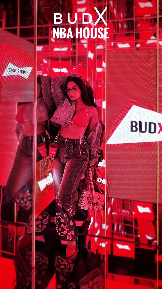 Instagram post by @marita.mont09 for Budweiser. Caption reads: On a mission to get long format reels ,back....