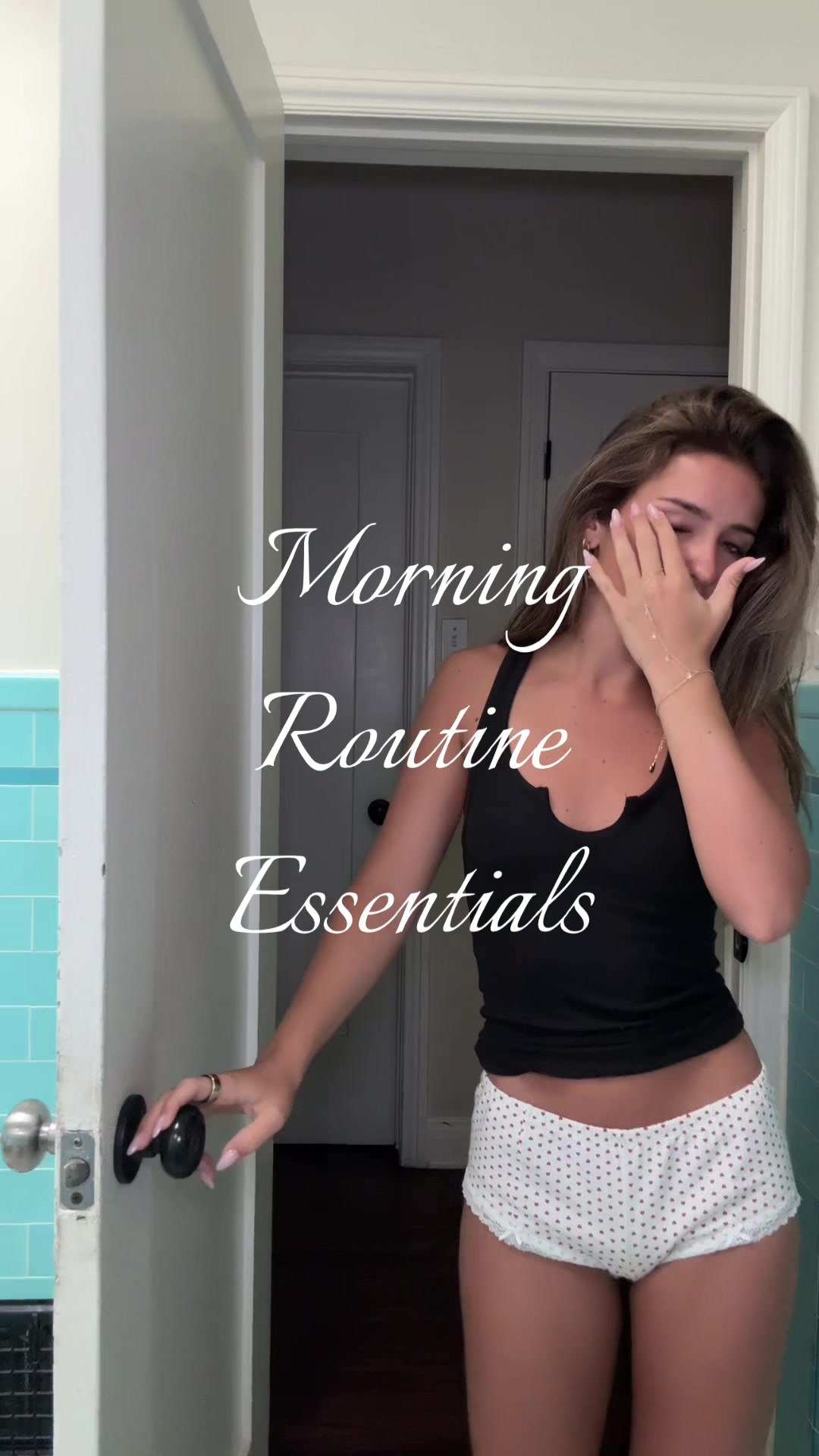 TikTok post by @rileysaurage for TheraBreath. Caption reads: A fresh start ALWAYS @TheraBreath US....