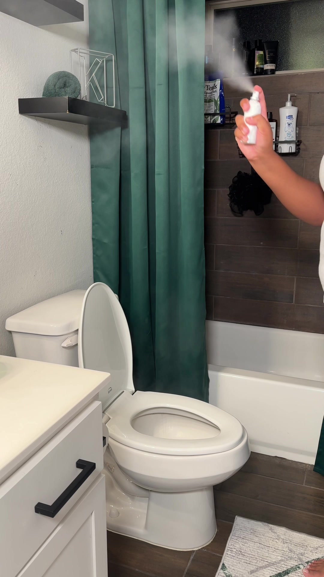 TikTok post by @asia_renise for LUXE Bidet. Caption reads: [...] Orange shopping cart to get yours  @LUXE....