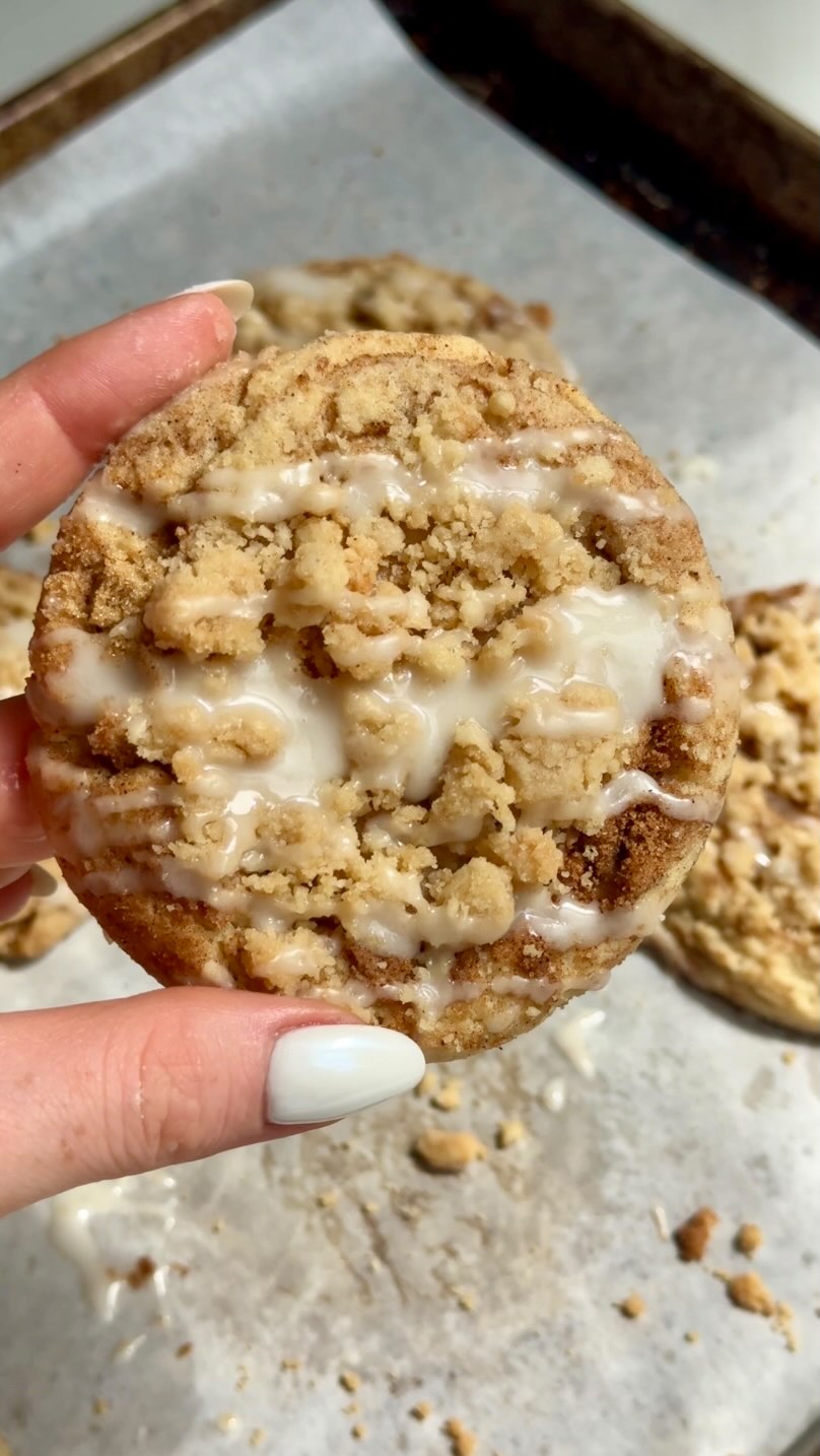 Instagram post by @bromabakery for The Kitchn. Caption reads: Everything you love about coffee cake but in....
