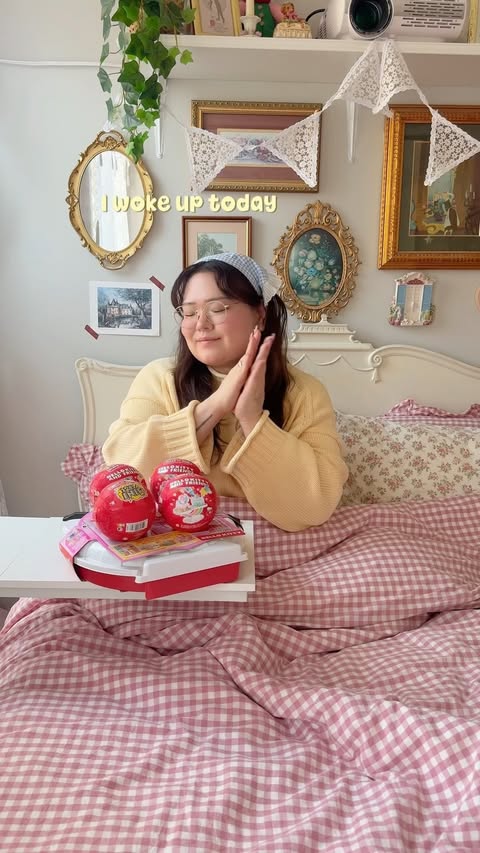 Instagram post by @monicakim.jpg for MGA’s Miniverse. Caption reads: three things i love dearly: minis, a cozy craft,....