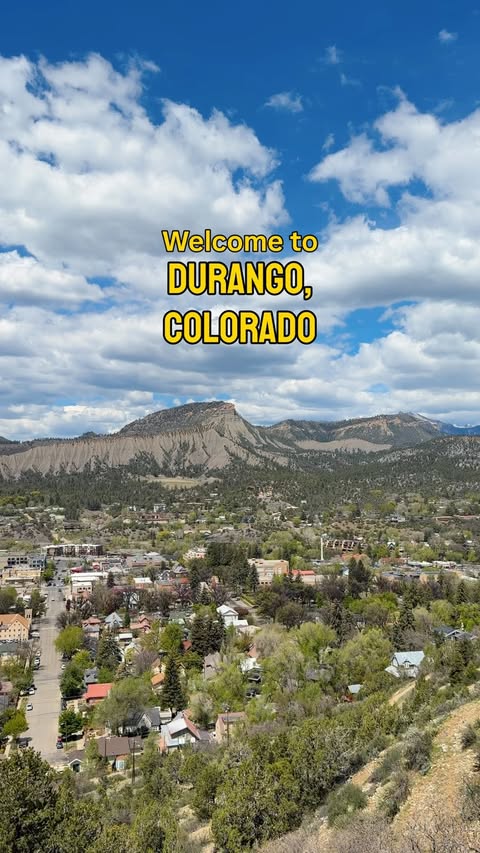 Instagram post by @juliatakesahike for Subaru of America. Caption reads: Durango, Colorado itinerary ⬇️ #sponsored I took....