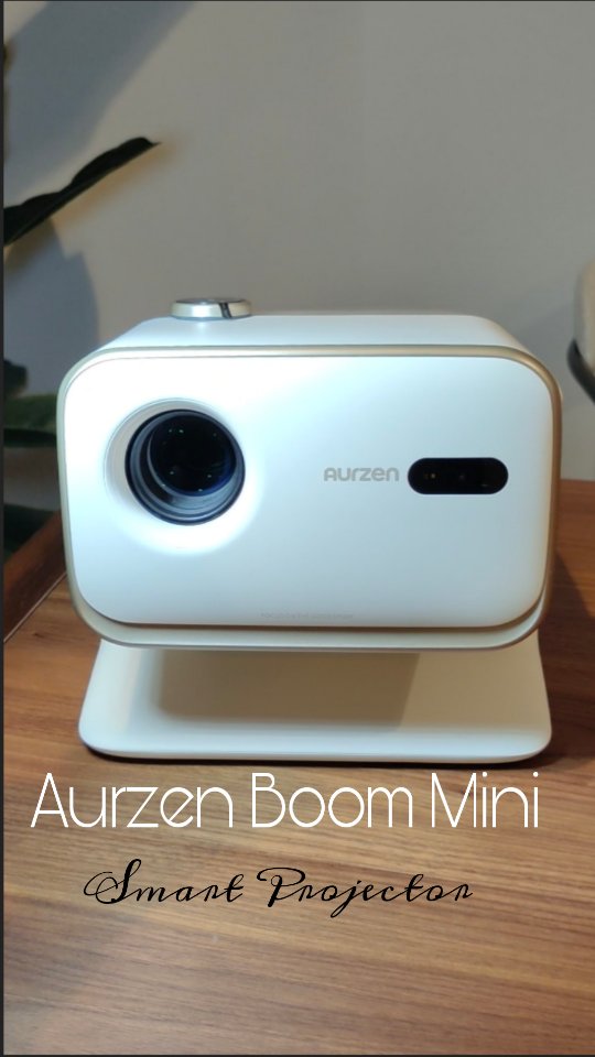 Instagram post by @rachana_lifestyle for Aurzen. Caption reads: Big Screen. Mini Size With @aurzen_official

The....